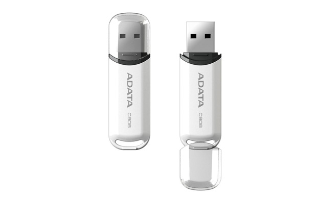 USB Flash RAM A-Data 16GB Flash Drive C906 White