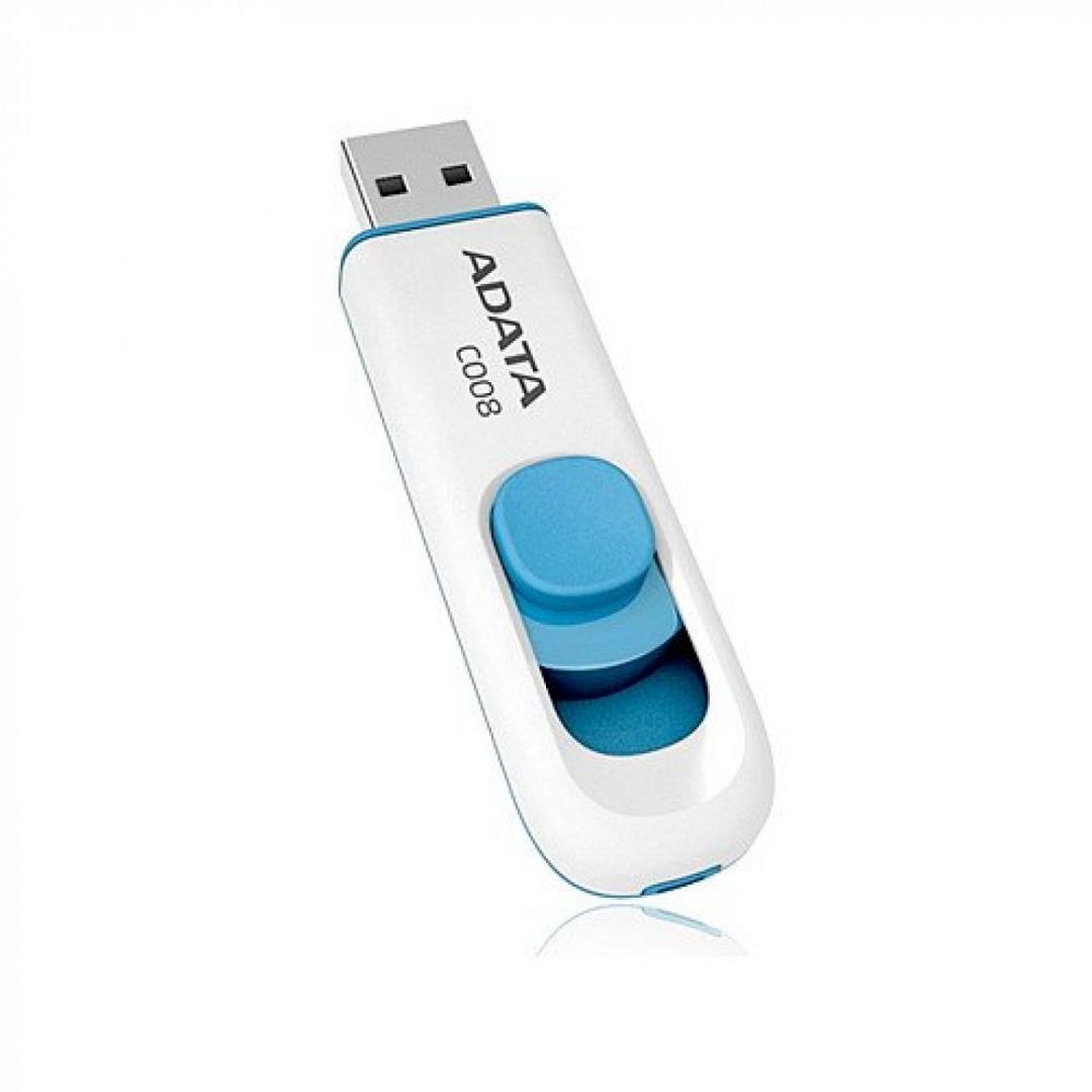 USB Flash RAM A-Data 64GB Flash Drive C008 White