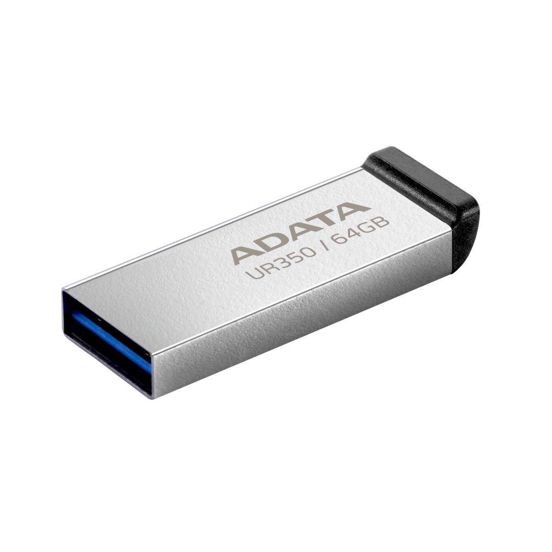 USB Flash RAM A-Data 64GB UR350 USB3.2 Silver/Black