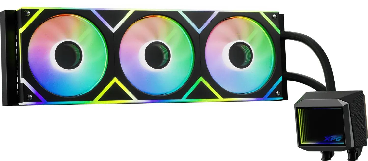 Ventilátorok, Hűtők, Előlapi panelek A-Data LEVANTE II 360 All-in-One CPU LIQUID COOLER Black