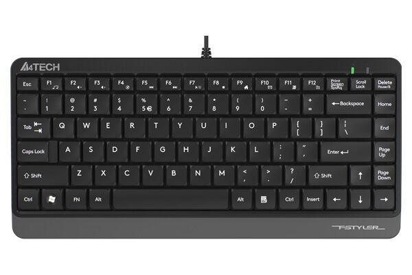 Billentyűzet A4-Tech FK11 Compact Keyboard Grey UK