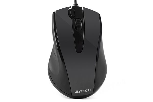 Egér A4-Tech N-500F Wired Mouse Glossy Grey