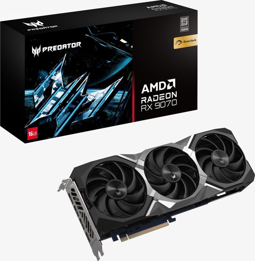 Videókártya Acer RX9070 Predator BiFrost 16GB OC