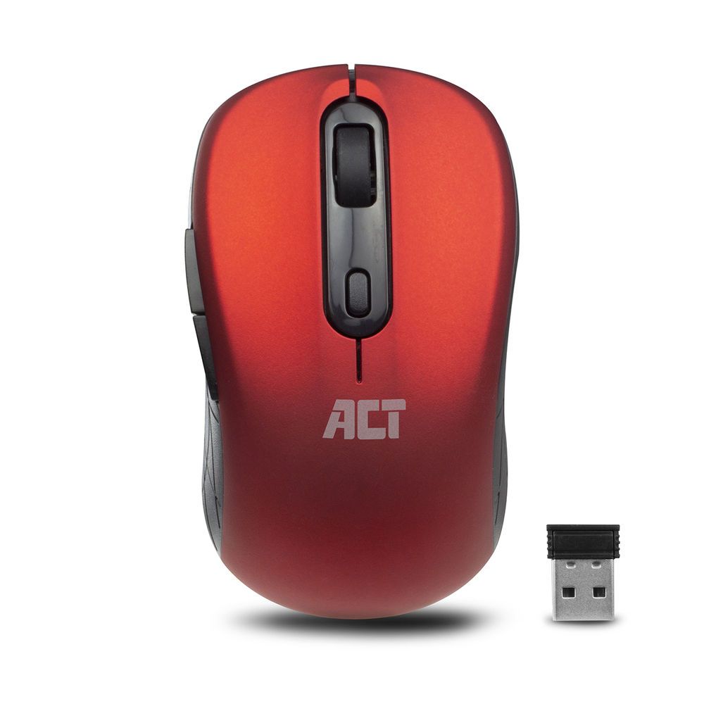 Egér ACT AC5135 Wireless mouse Red