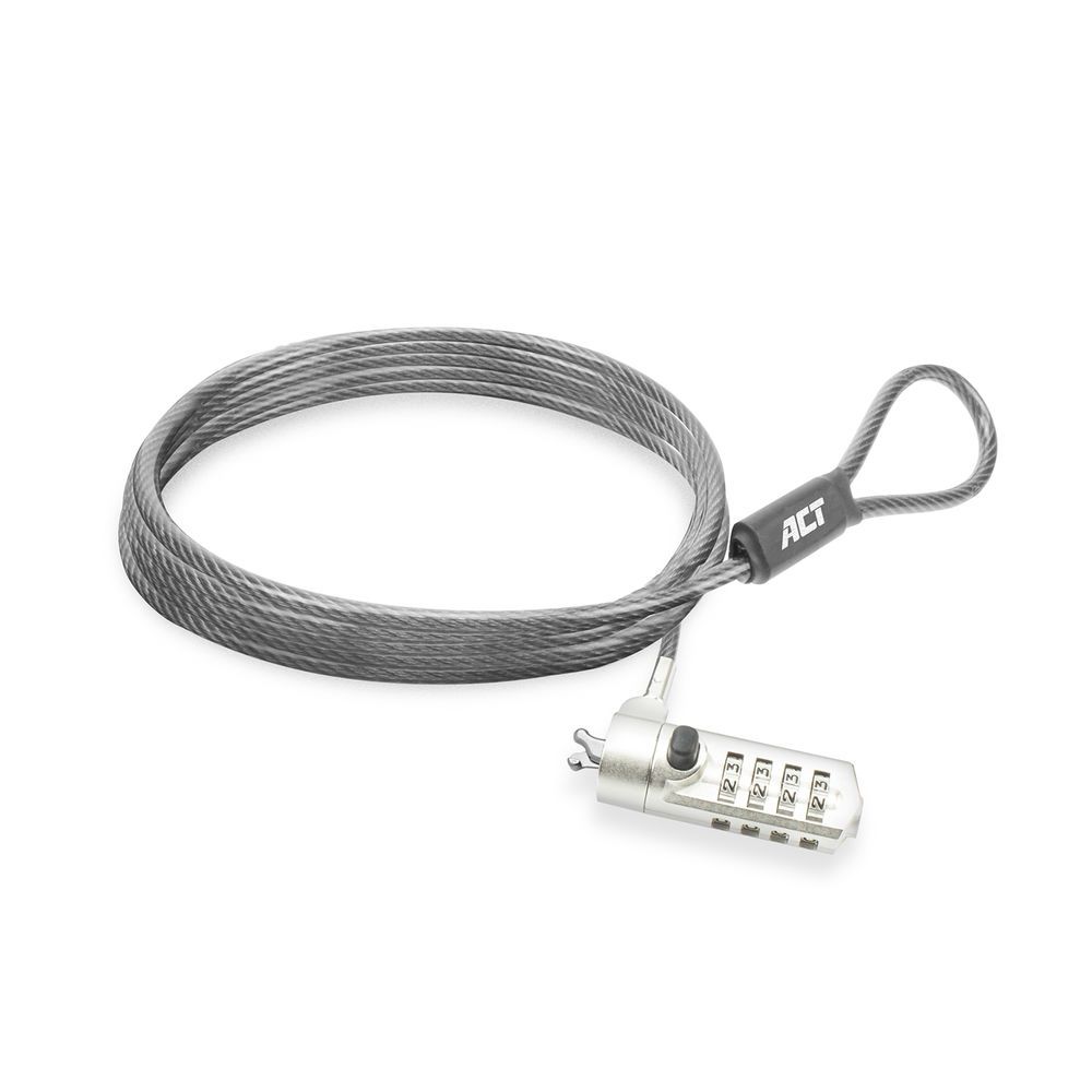 Notebook kiegészítő ACT AC9035 Wedge Laptop Lock with combination lock