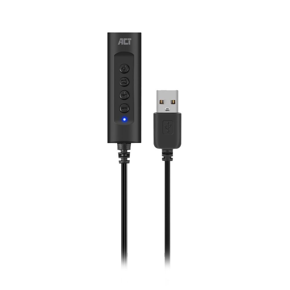 Hangkártya ACT AC9360 USB-A External Sound Card 2.0 USB Hangkártya