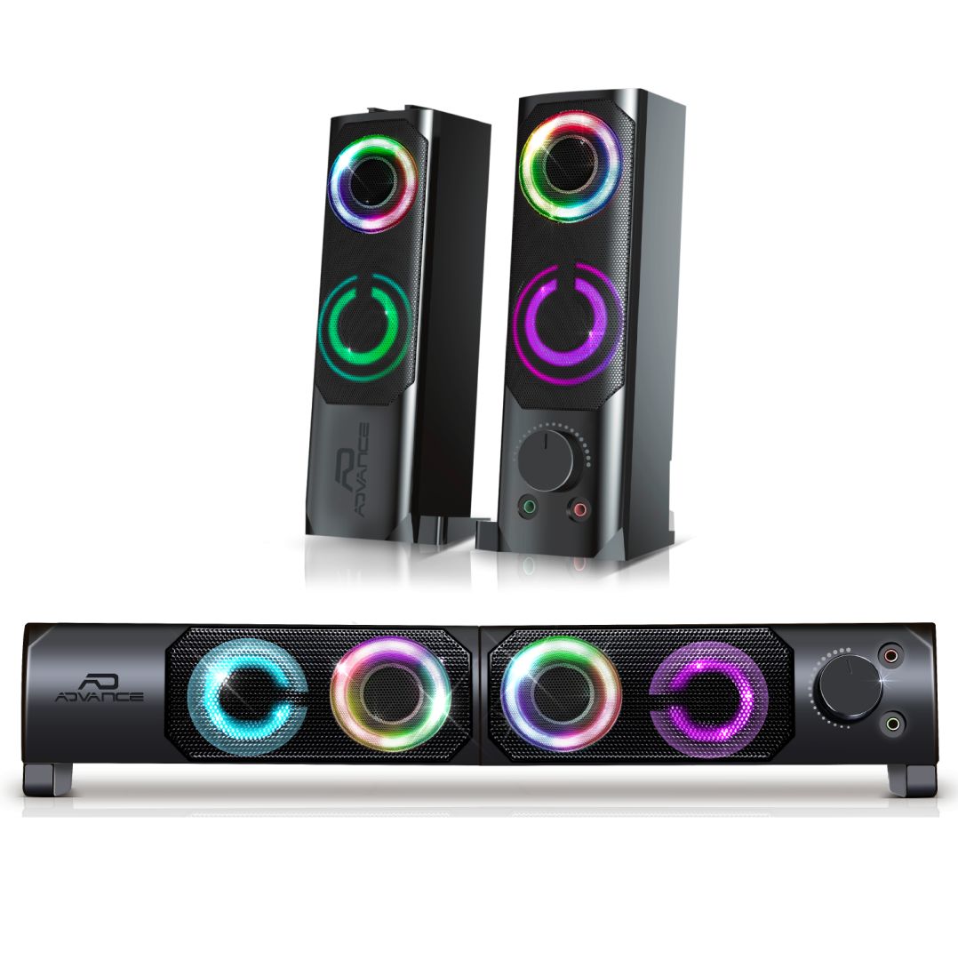 Hangszóró Advance Soundphonics 6W RMS RGB Speaker Black