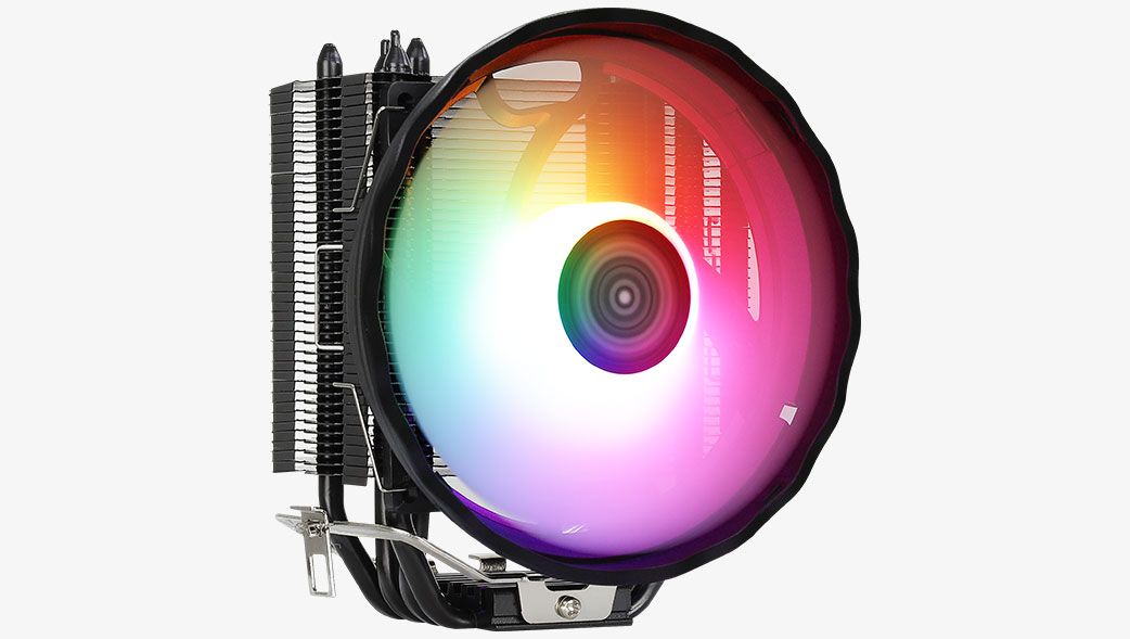 Ventilátorok, Hűtők, Előlapi panelek Aerocool Rave 4 ARGB CPU AIR COOLER