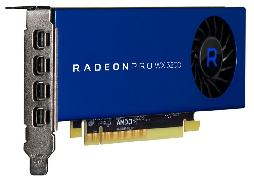 Videókártya AMD Radeon Pro WX 3200 4GB DDR5