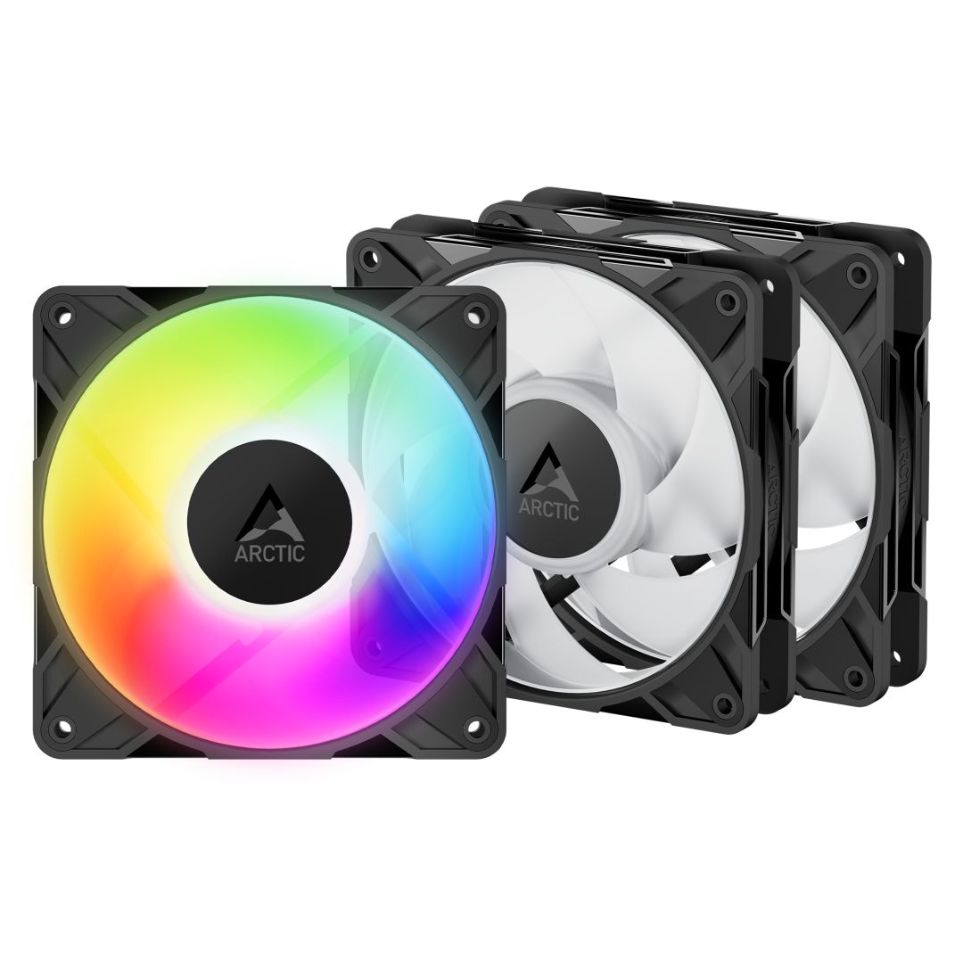 Ventilátorok, Hűtők, Előlapi panelek Arctic P12 Pro A-RGB 3 Pack