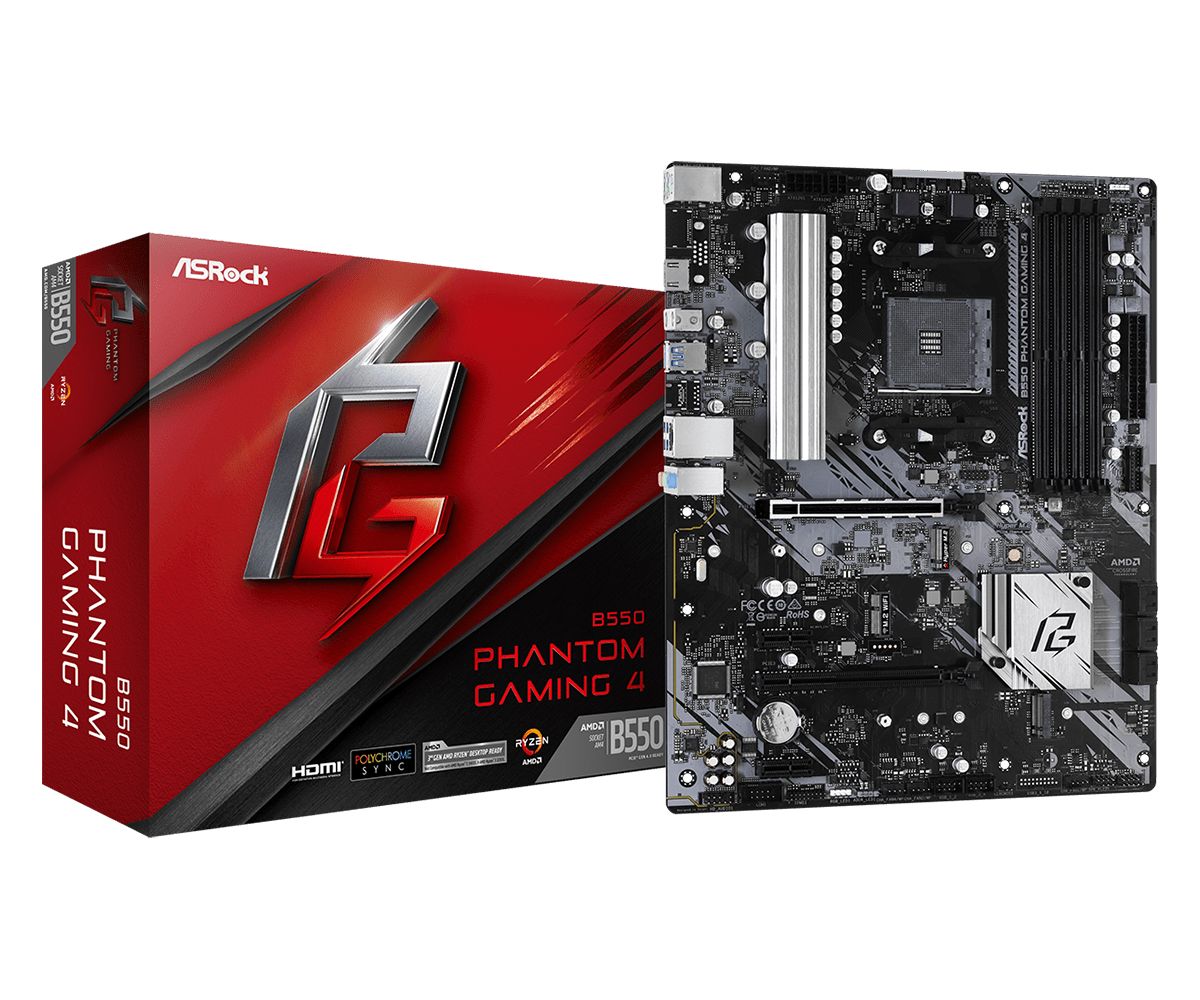 Alaplap ASRock B550 PHANTOM GAMING 4 Alaplap ASRock B550 PHANTOM GAMING 4