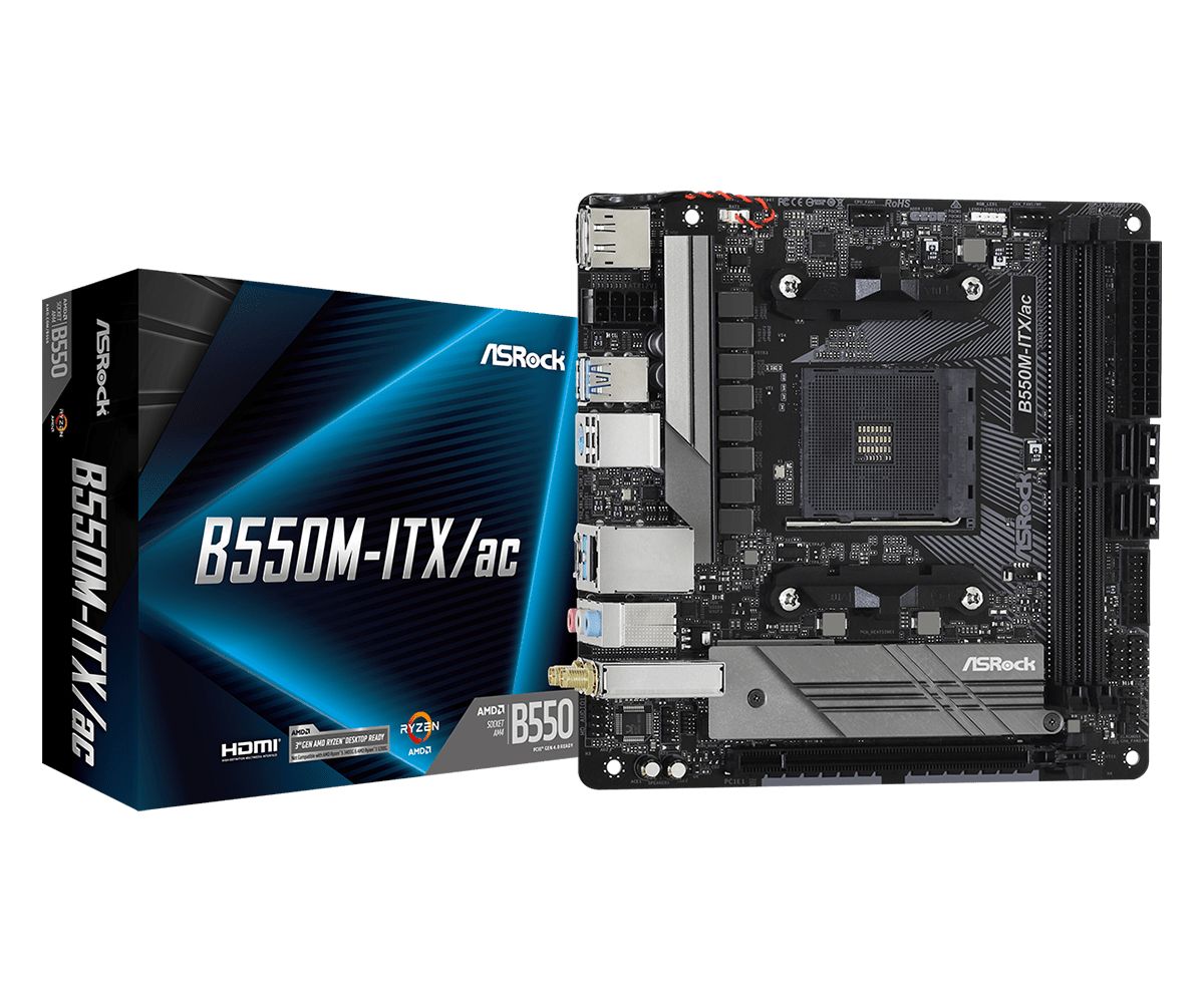 Alaplap ASRock B550M-ITX/AC Alaplap ASRock B550M-ITX/AC