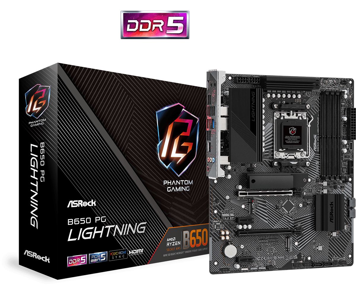 Alaplap ASRock B650 PG LIGHTNING