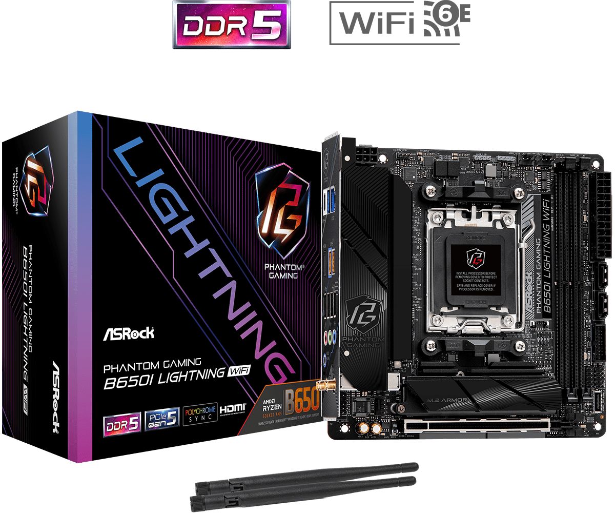 Alaplap ASRock B650I LIGHTNING WIFI