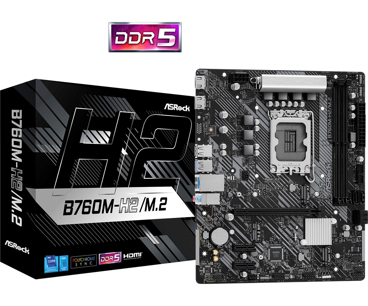 Alaplap ASRock B760M-H2/M.2