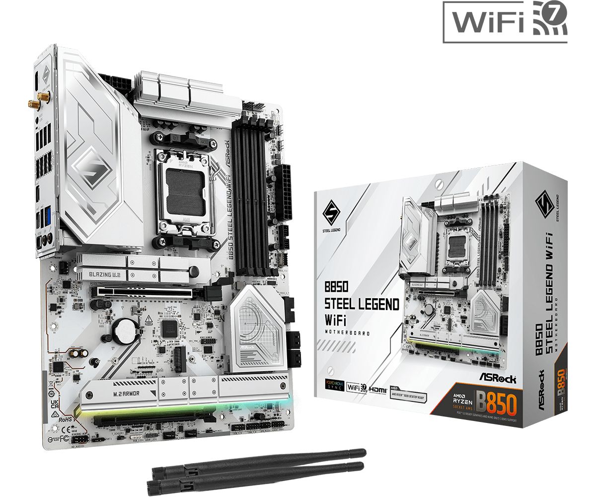 Alaplap ASRock B850 STEEL LEGEND WIFI
