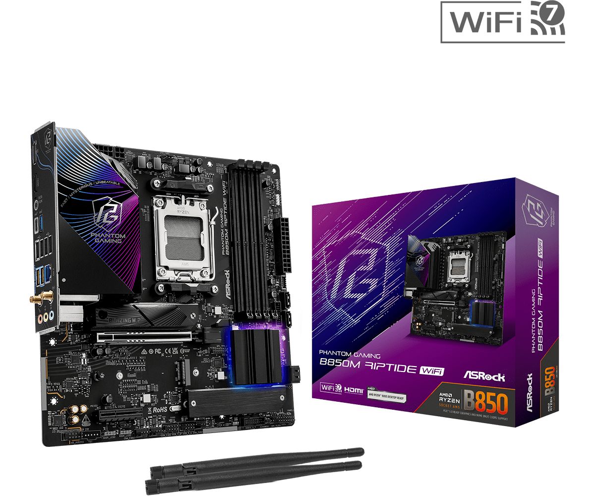 Alaplap ASRock B850M RIPTIDE WIFI
