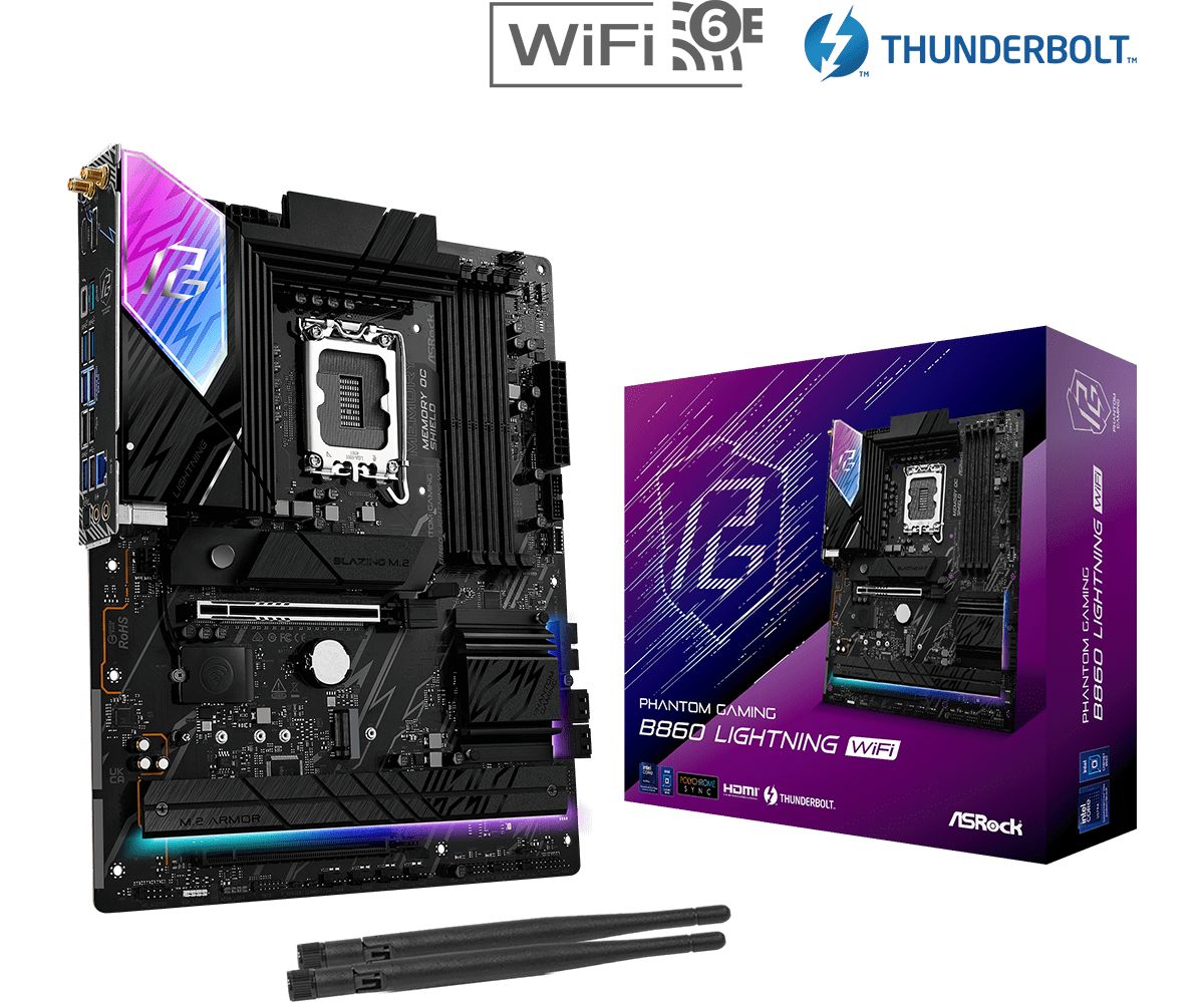 Alaplap ASRock B860 LIGHTNING WIFI