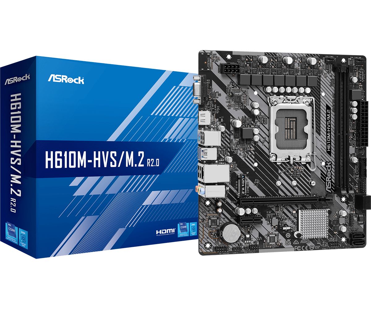 Alaplap ASRock H610M-HVS/M.2 R2.0 Alaplap ASRock H610M-HVS/M.2 R2.0