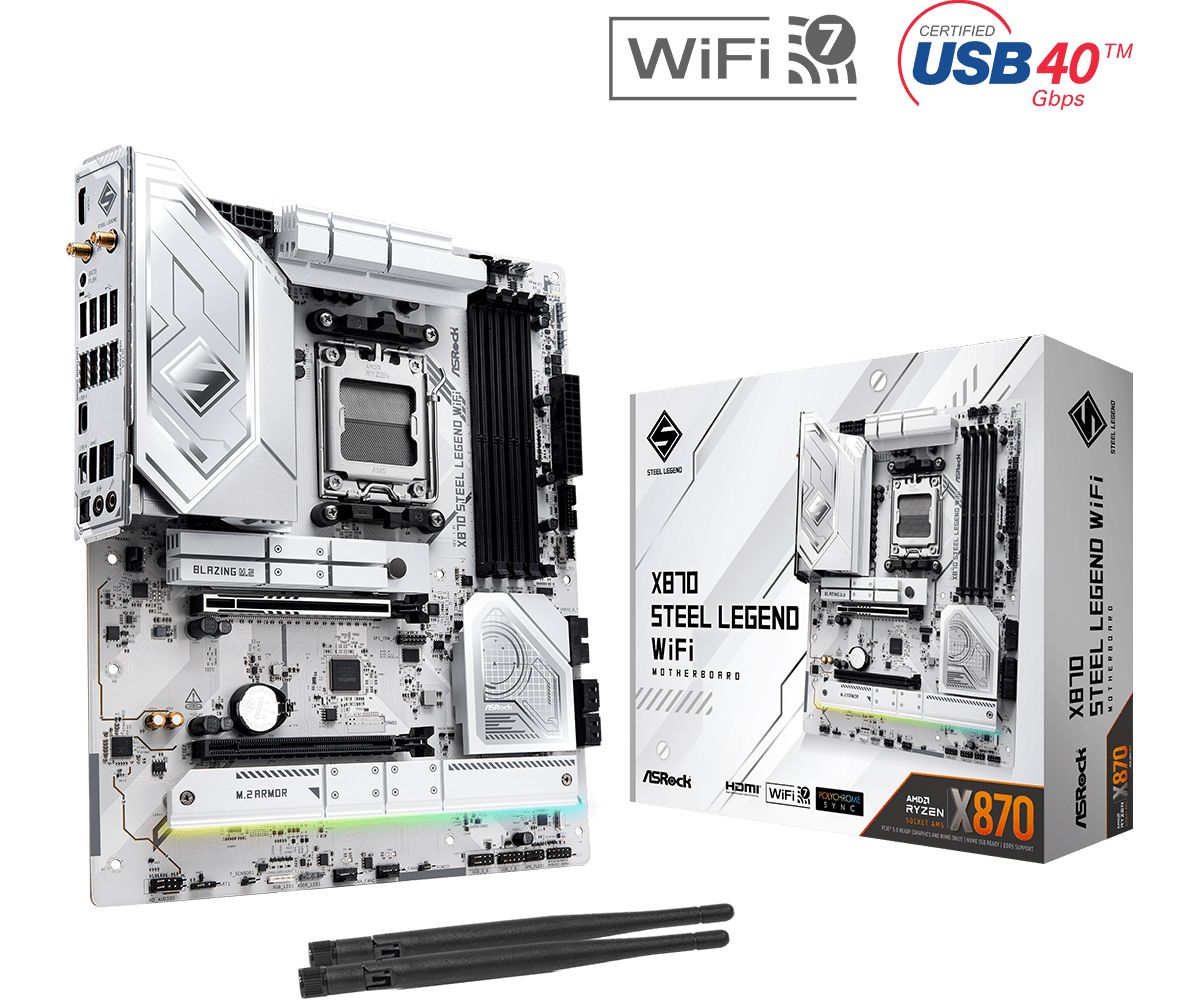 Alaplap ASRock X870 STEEL LEGEND WIFI
