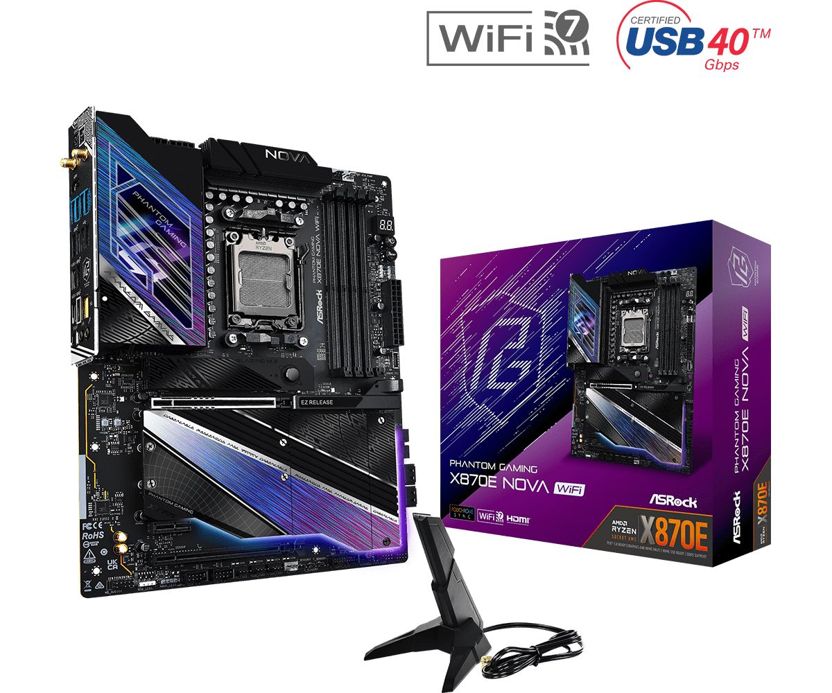 Alaplap ASRock X870E NOVA WIFI