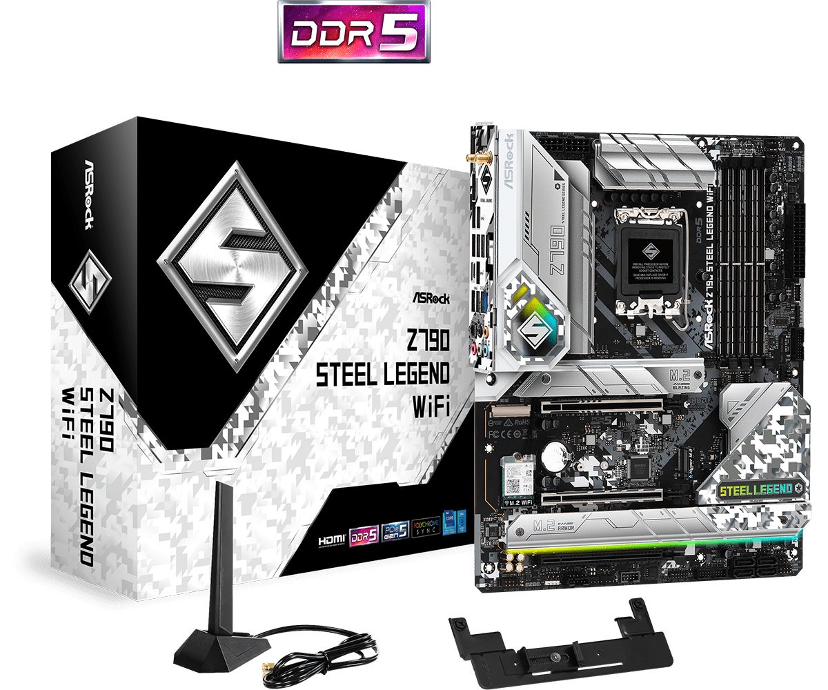 Alaplap ASRock Z790 STEEL LEGEND WIFI Alaplap ASRock Z790 STEEL LEGEND WIFI