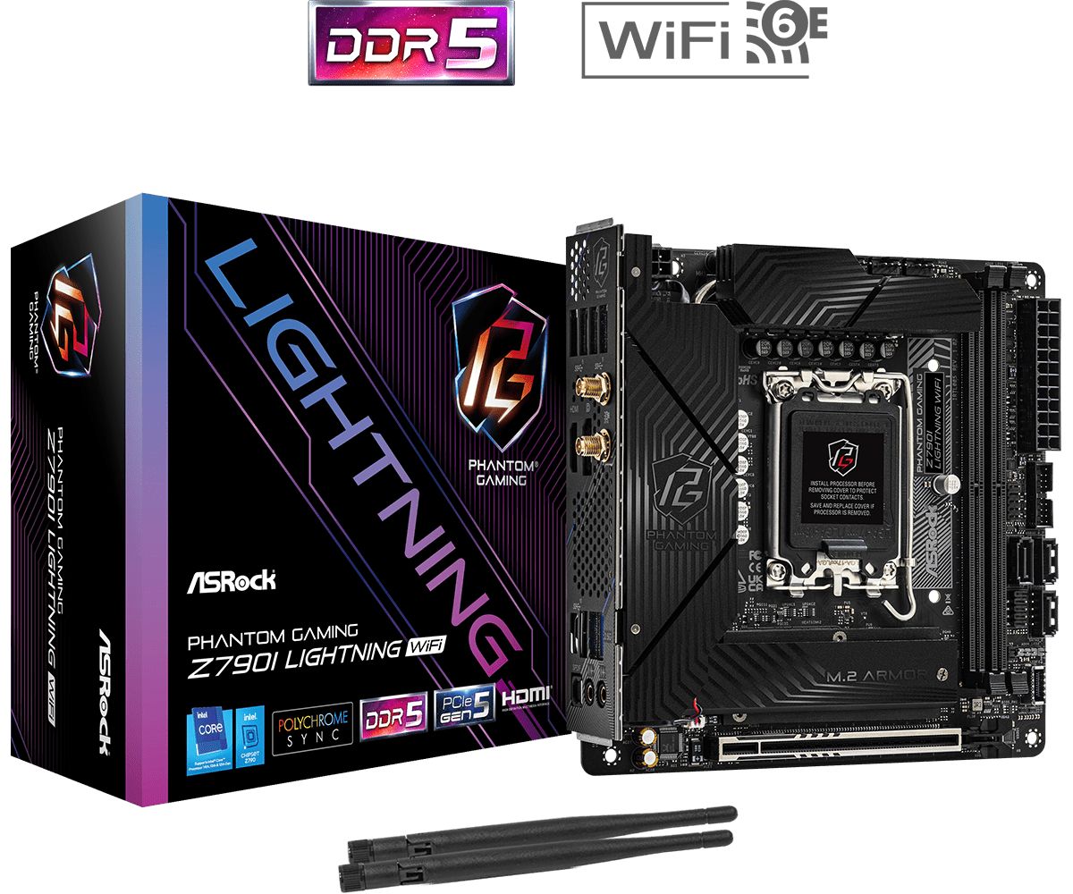 Alaplap ASRock Z790I PG Lightning WiFi