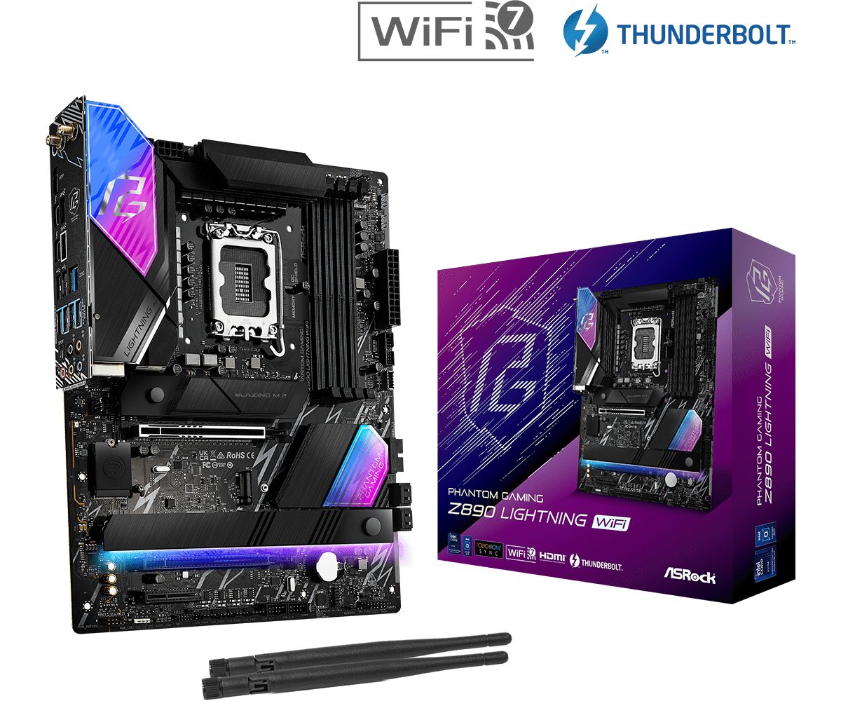 Alaplap ASRock Z890 LIGHTNING WIFI Alaplap ASRock Z890 LIGHTNING WIFI