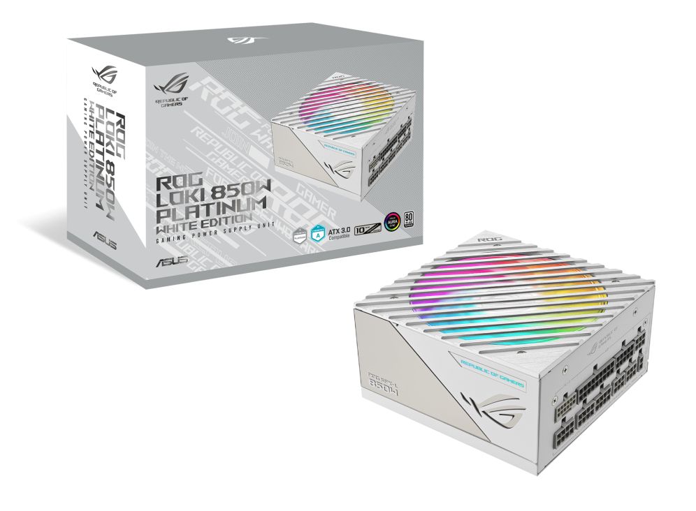 Tápegység Asus 850W 80+ Platinum ROG Loki SFX-L White Edition