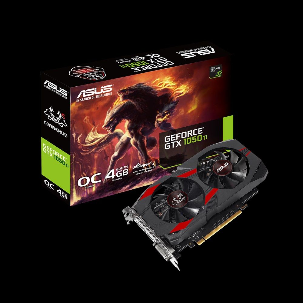 Videókártya Asus CERBERUS-GTX1050TI-O4G