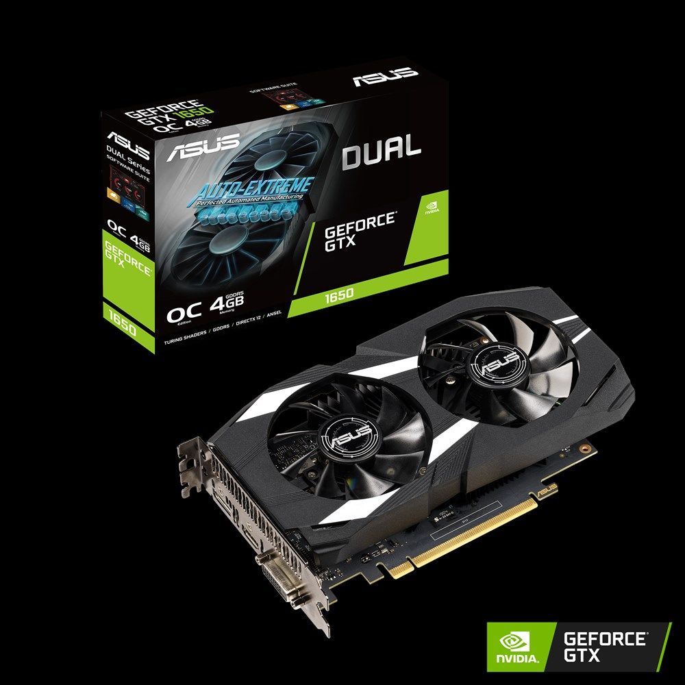 Videókártya Asus DUAL-GTX1650-O4G