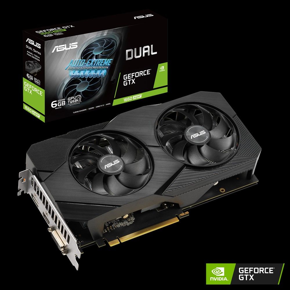 Videókártya Asus DUAL-GTX1660S-6G-EVO