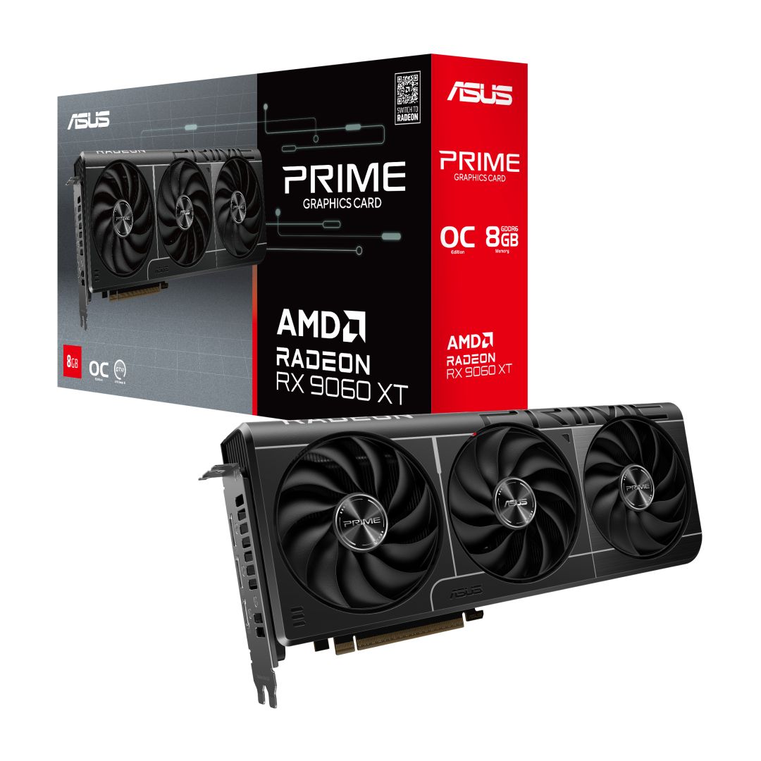 Videókártya Asus PRIME-RX9060XT-O8G