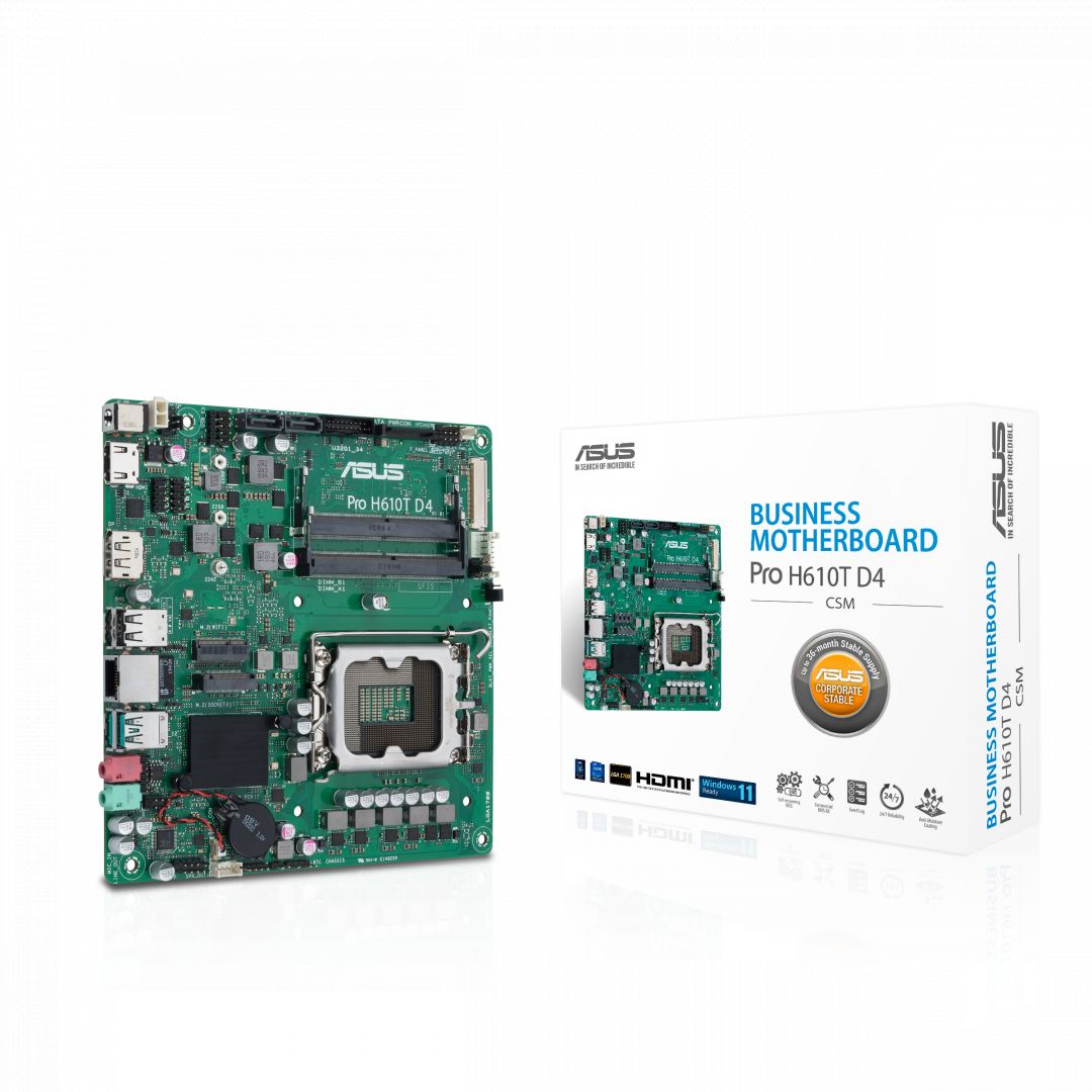 Alaplap Asus PRO H610T D4-CSM Alaplap Asus PRO H610T D4-CSM