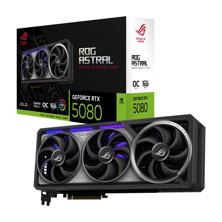 Videókártya Asus ROG-ASTRAL-RTX5080-O16G-GAMING