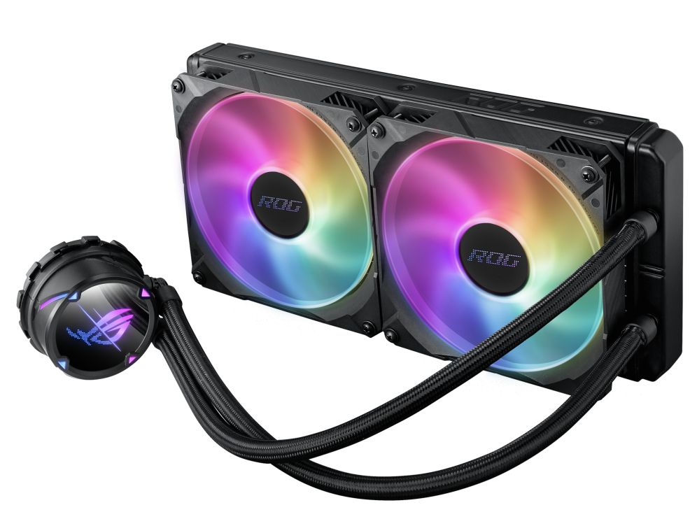 Ventilátorok, Hűtők, Előlapi panelek Asus ROG STRIX LC II 280 ARGB