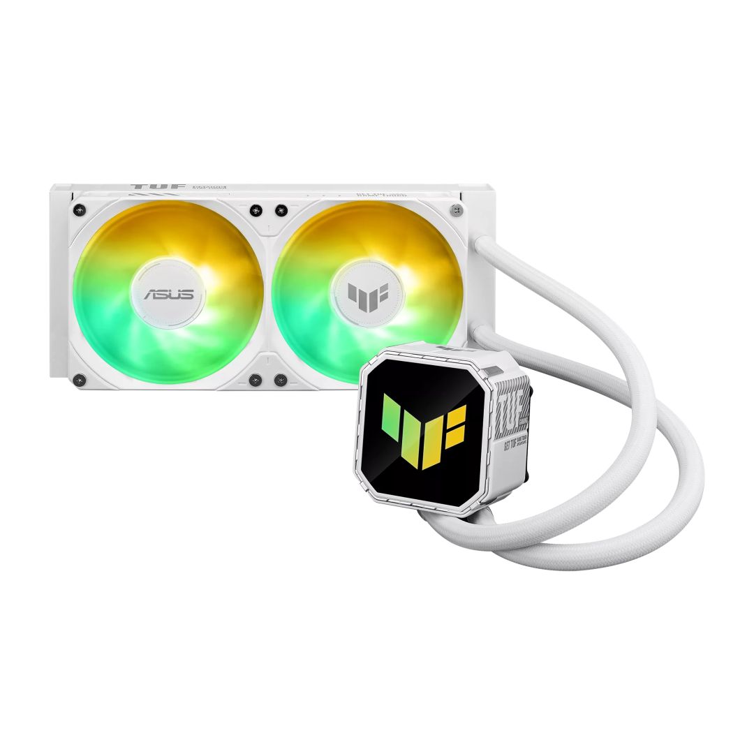 Ventilátorok, Hűtők, Előlapi panelek Asus TUF Gaming LC III 240 ARGB WHT