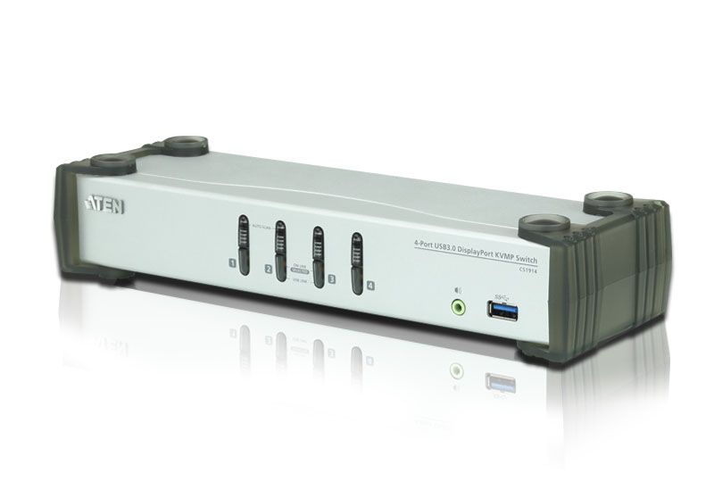 Switch ATEN 4-Port USB 3.0 DisplayPort KVMP Switch