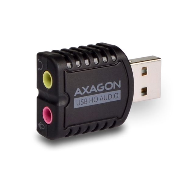 Hangkártya AXAGON ADA-17 HQ MINI AUDIO 2.0 USB Hangkártya
