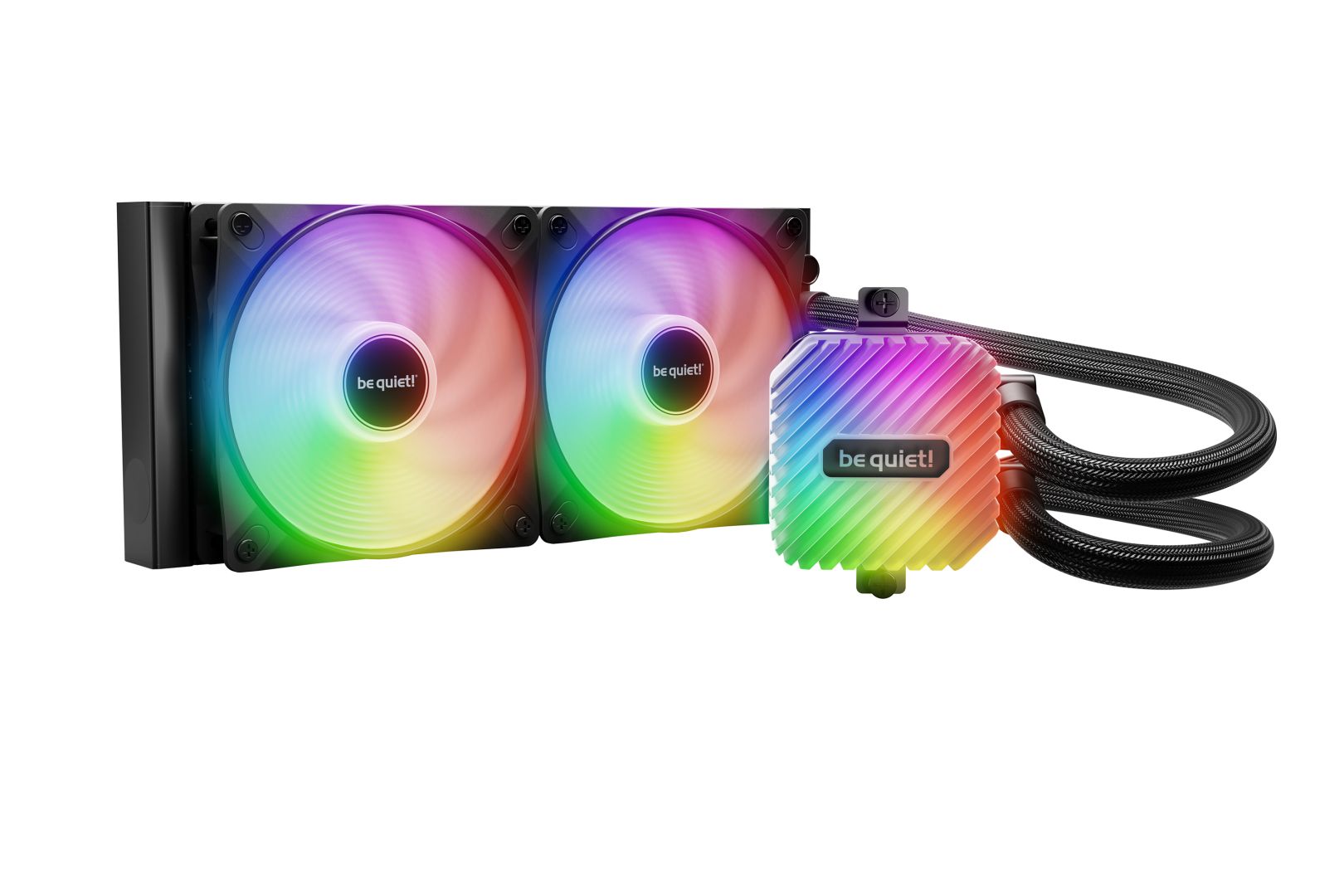 Ventilátorok, Hűtők, Előlapi panelek Be quiet! Light Loop 240mm ARGB Black