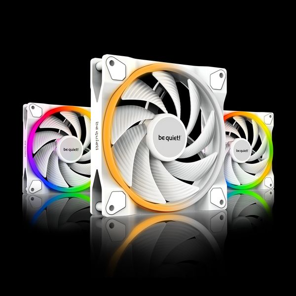 Ventilátorok, Hűtők, Előlapi panelek Be quiet! LIGHT WINGS White 140mm PWM high-speed Triple-Pack