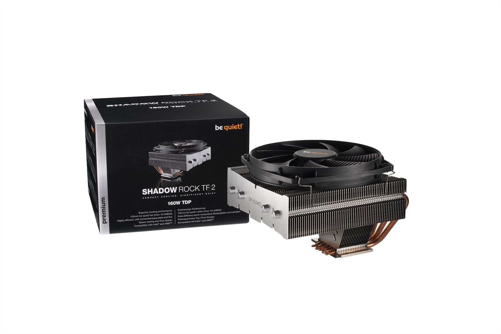 Ventilátorok, Hűtők, Előlapi panelek Be quiet! Shadow Rock TF 2