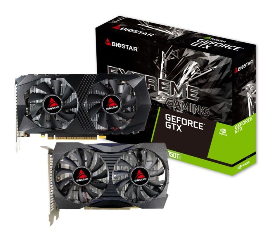 Videókártya Biostar GeForce GTX1050 Ti 4GB DDR5