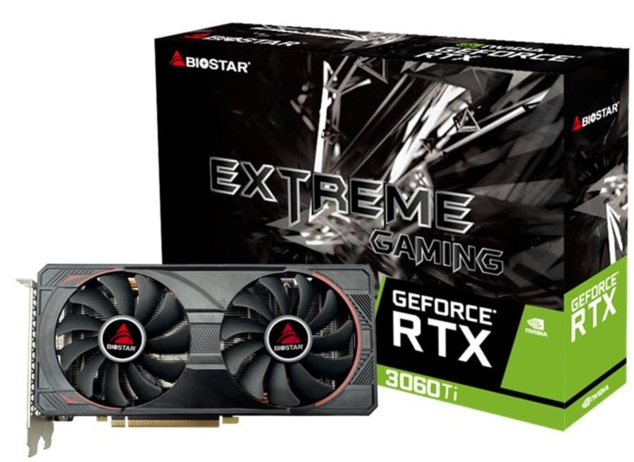 Videókártya Biostar GeForce RTX3060 Ti 8GB DDR6