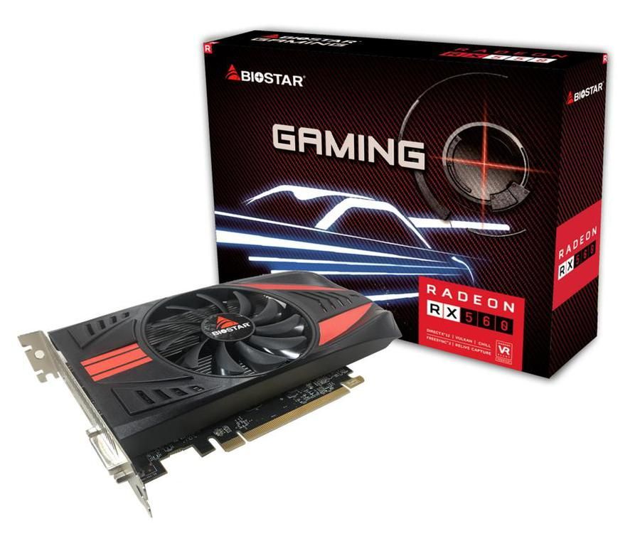 Videókártya Biostar Radeon RX560 4GB DDR5