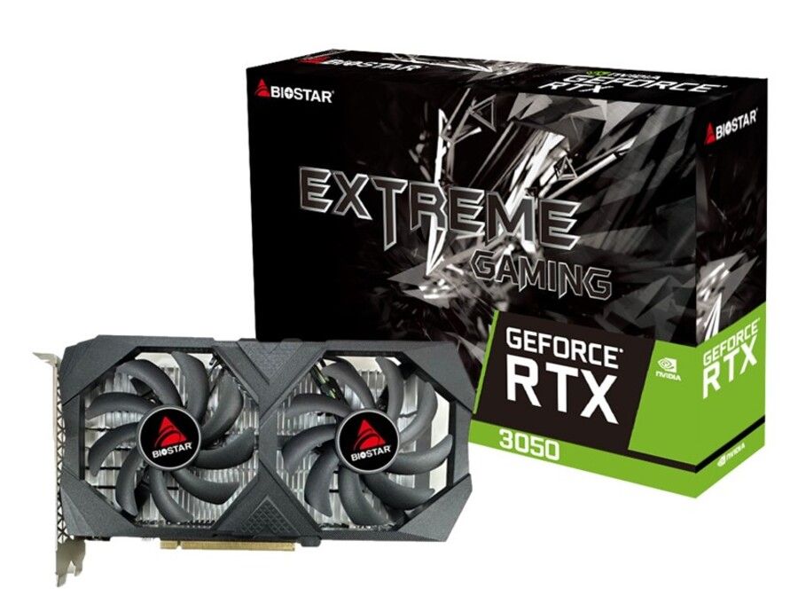 Videókártya Biostar RTX3050 6GB DDR6
