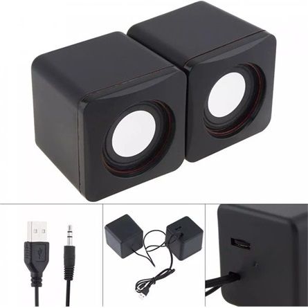 Hangszóró BlackBird BH1183 2.0 Speaker Black Hangszóró BlackBird BH1183 2.0 Speaker Black