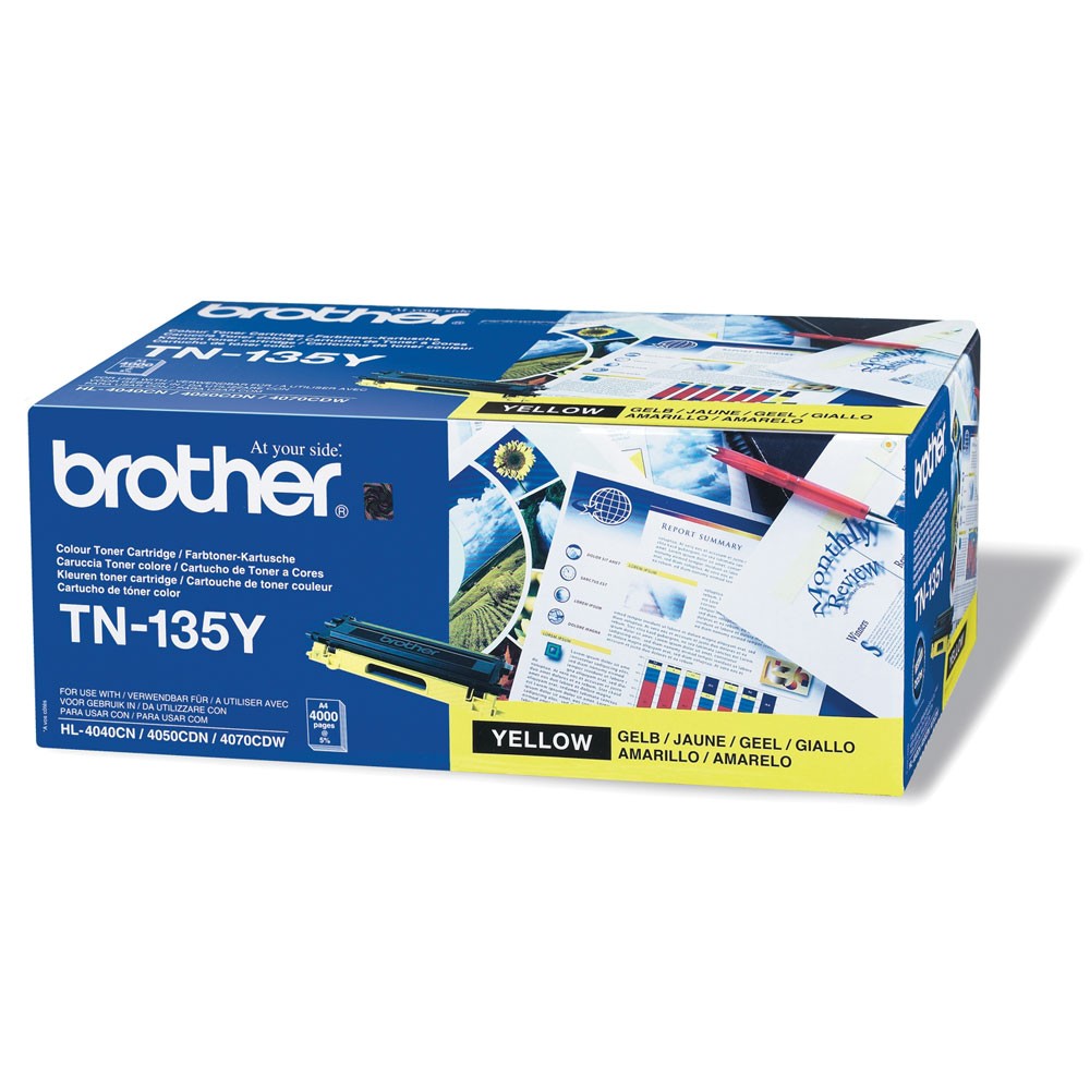 Toner Brother TN-135Y Yellow toner