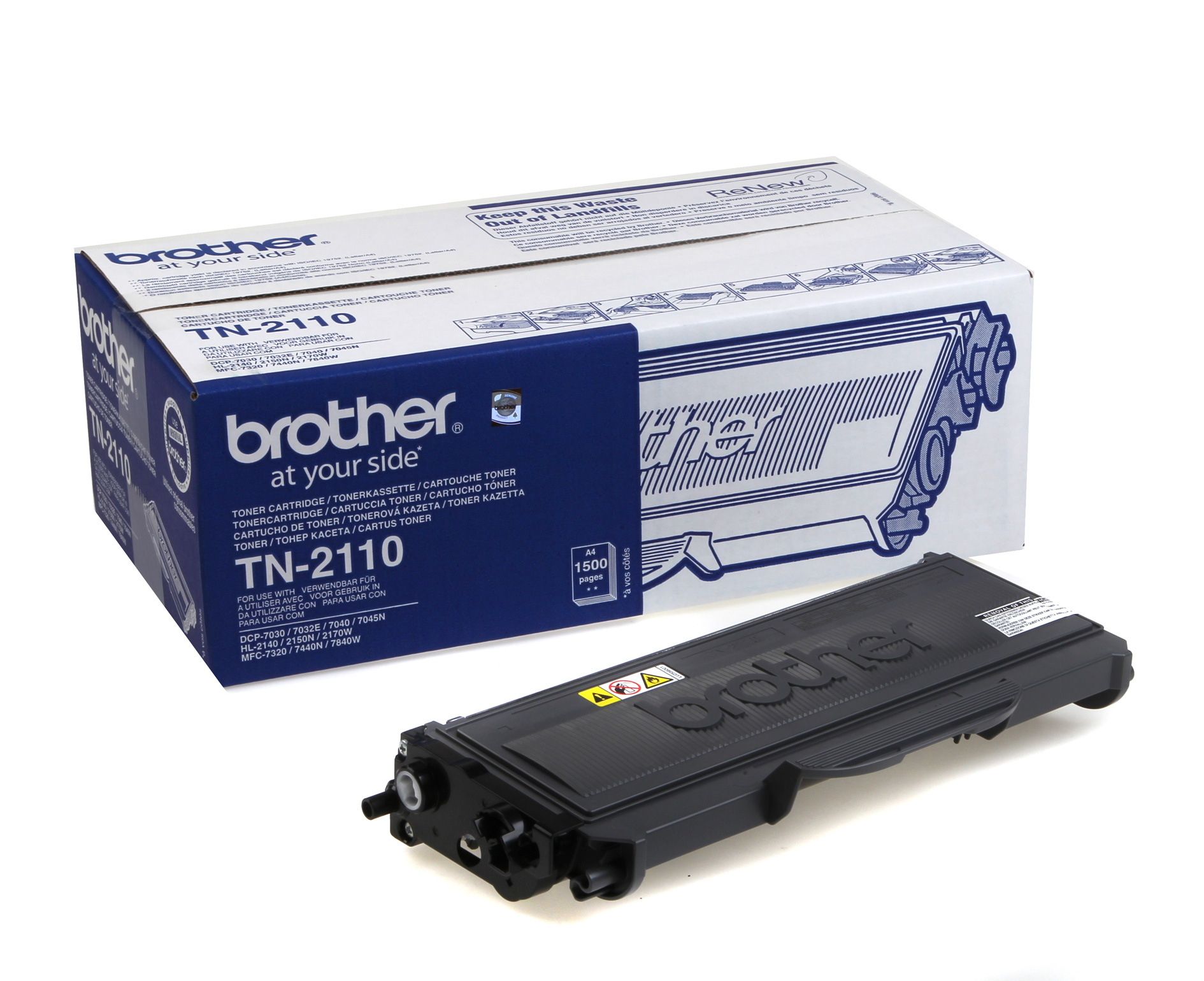 Toner Brother TN-2110 Black toner