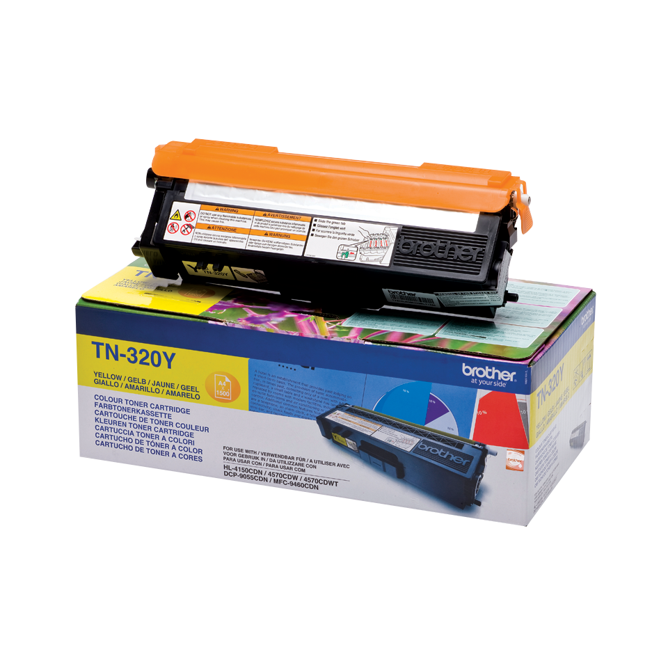 Toner Brother TN-320Y Yellow toner